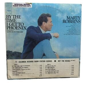 Marty Robbins By the time I get to Phoenix 12" 33RMP Lp